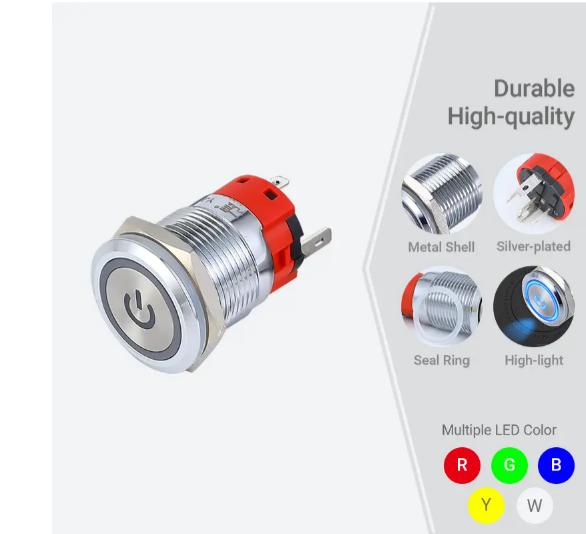 19mm 3a Athraigh Cnaipe Brúigh