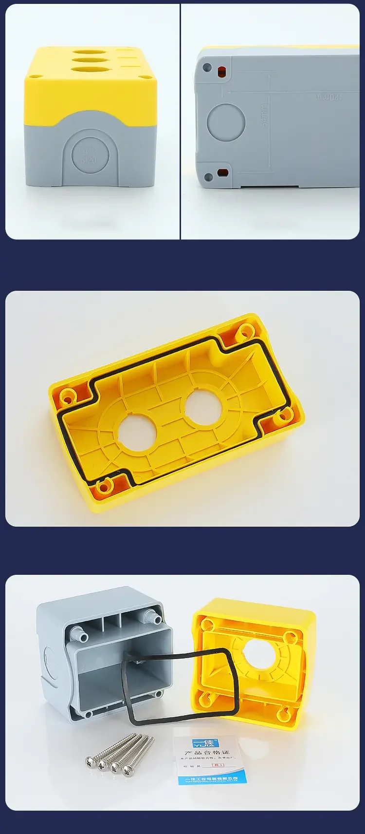 Plastic Button Box Plastic Button Box